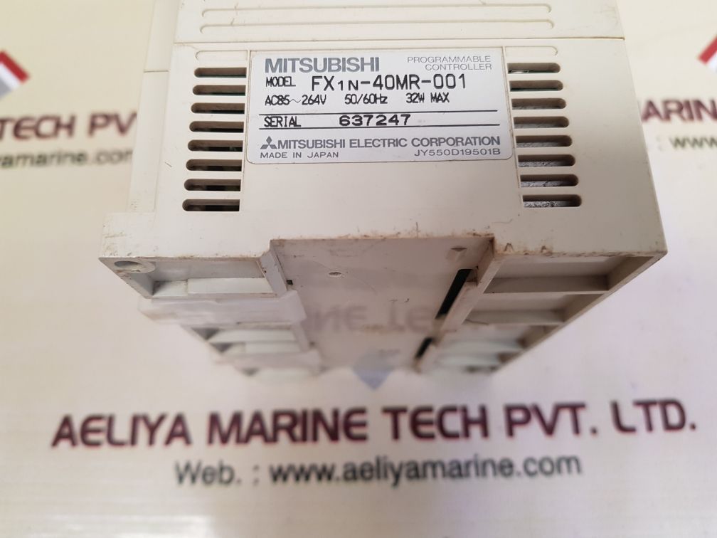 MITSUBISHI MELSEC FX1N-40MR-001 PROGRAMMABLE CONTROLLER JY550D19501B