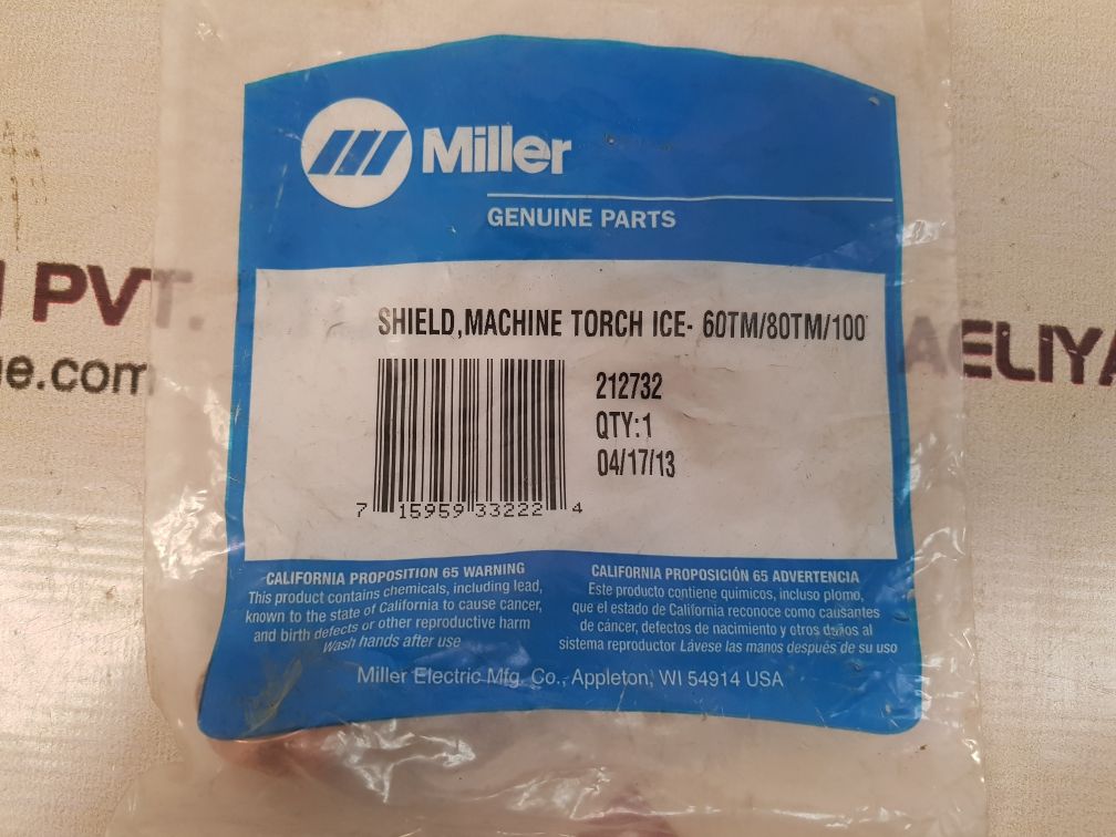 MILLER 212732 MACHINE TORCH ICE-60TM/80TM/100