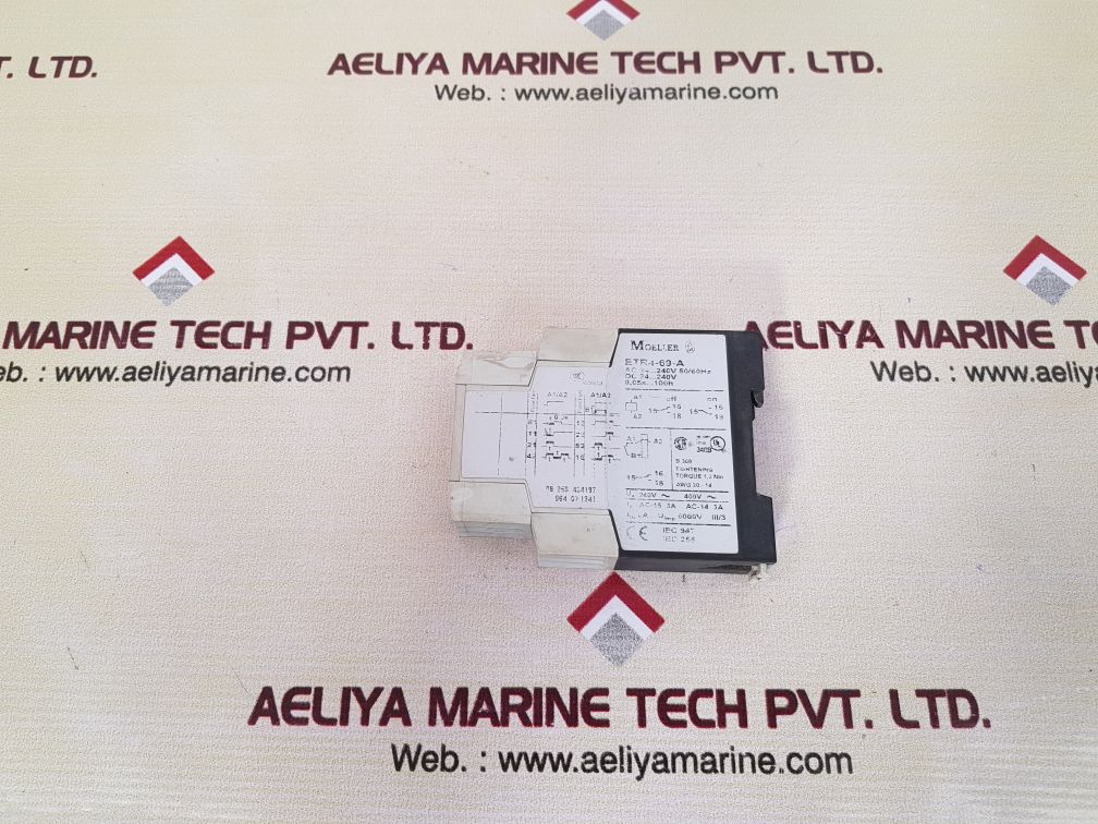 MOELLER ETR4-69-A TIMING RELAY AWG 20-14