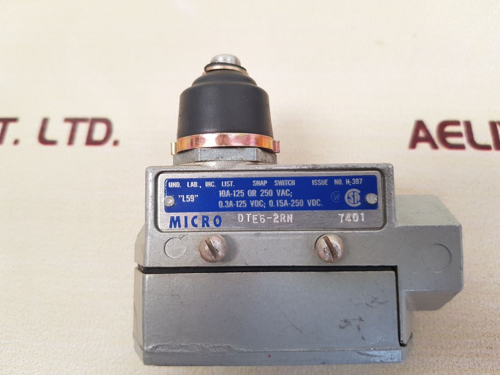 MICRO SWITCH/SNAP SWITCH DTE6-2RN