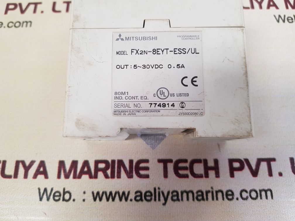 MITSUBISHI FX2N-8EYT-ESS/UL PROGRAMMABLE CONTROLLER Y309C30672B