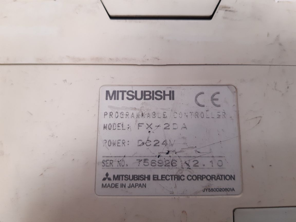 MITSUBISHI ELECTRIC FX-2DA PROGRAMMABLE CONTROLLER JY550D20601A