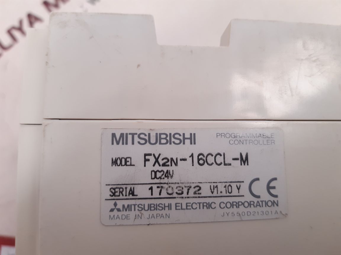 MITSUBISHI FX2N-16CCL-M PROGRAMMABLE CONTROLLER JY550D21301A