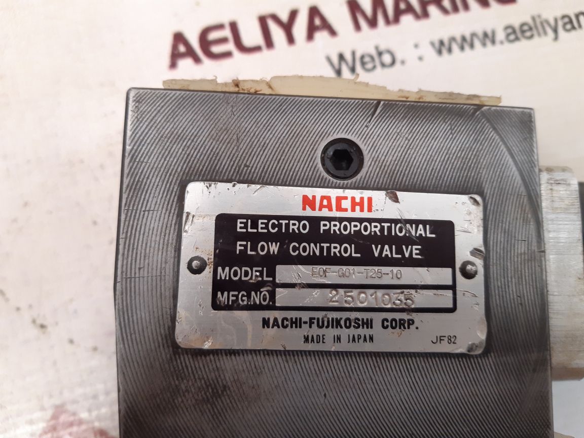 NACHI-FUJIKOSHI E0F-G01-T25-10 FLOW CONTROL VALVE