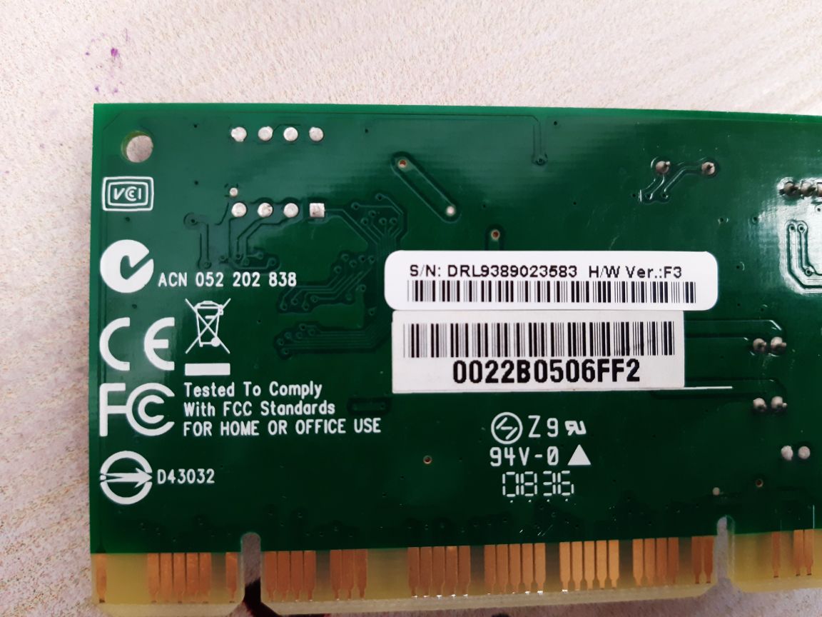 D-LINK DFE-530TX+ PCI ADAPTER