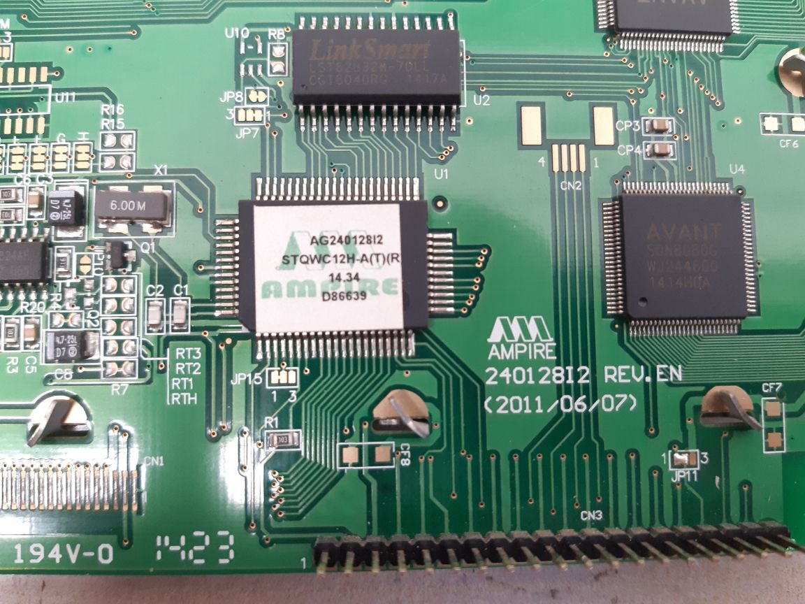 AMPIRE AG240128I2 PCB CARD