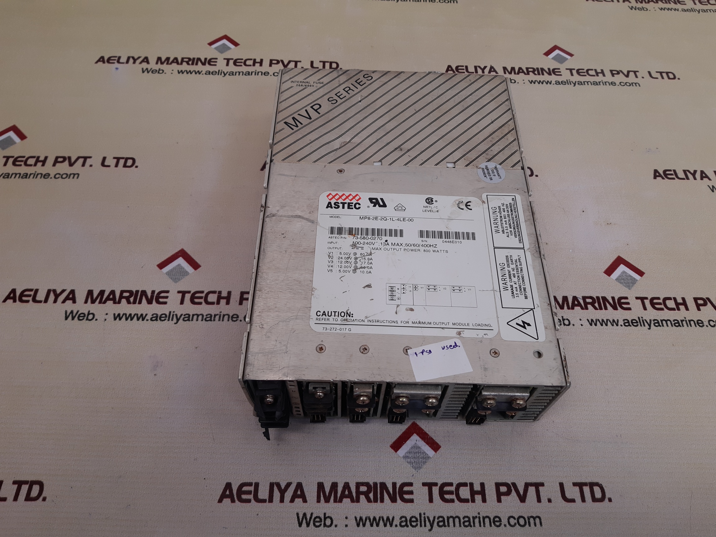 ASTEC MP8-2E-2Q-1L-4LE-00 POWER SUPPLY