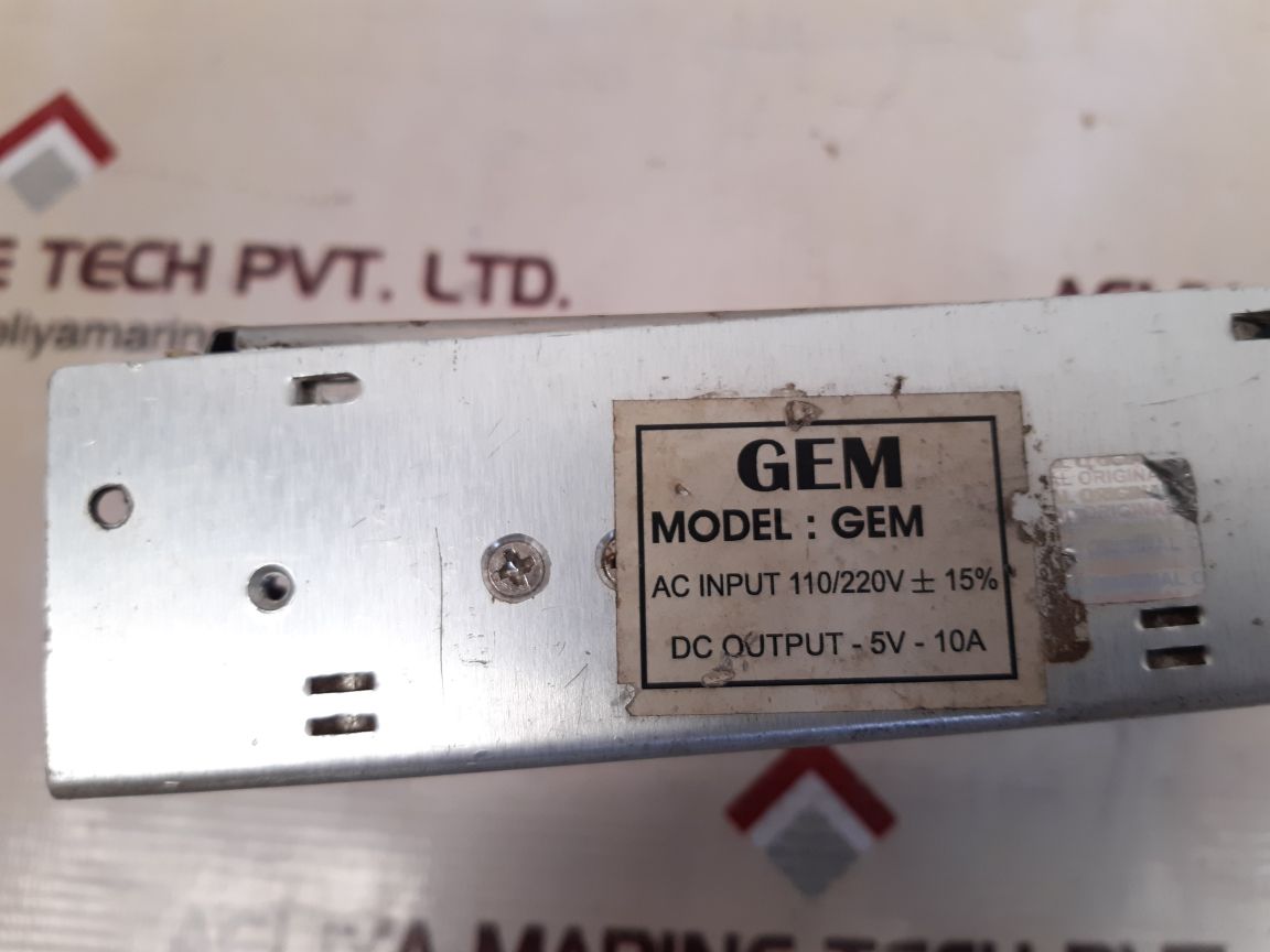 POWER SUPPLY GEM 110/220V±15%