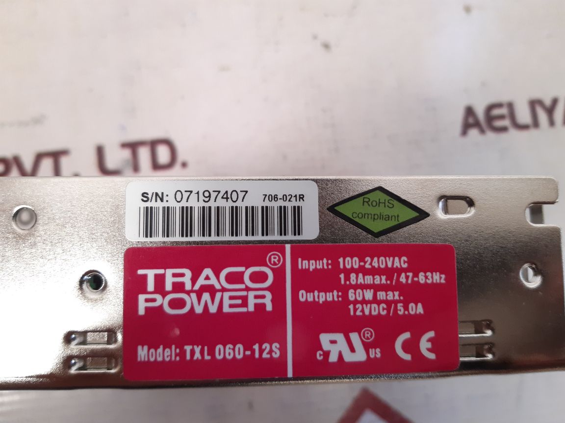 TRACO POWER TXL 060-12S POWER SUPPLY