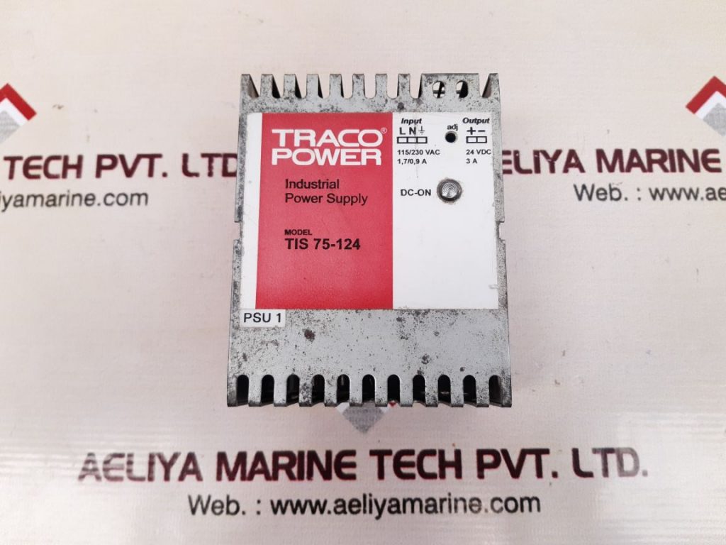 TRACO POWER TIS 75-124 INDUSTRIAL POWER SUPPLY