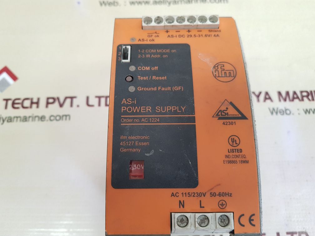 IFM ELECTRONIC AS-I POWER SUPPLY