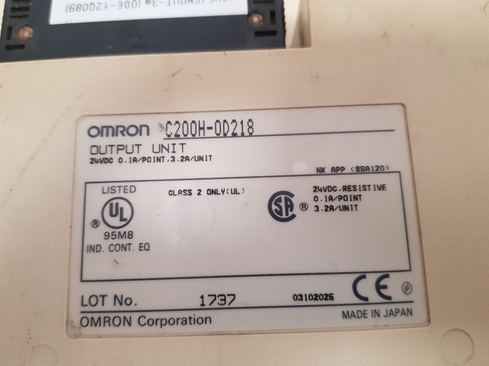 OMRON C200H-0D218 OUTPUT UNIT