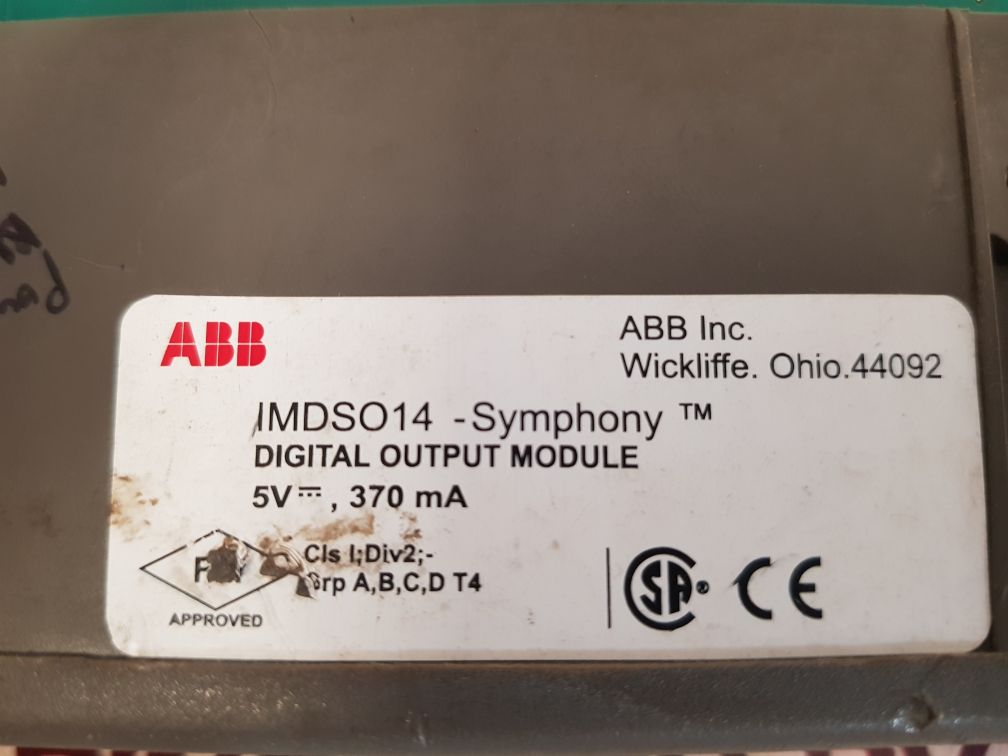 ABB IMDSO14-SYMPHONY DIGITAL OUTPUT MODULE MXD0018882