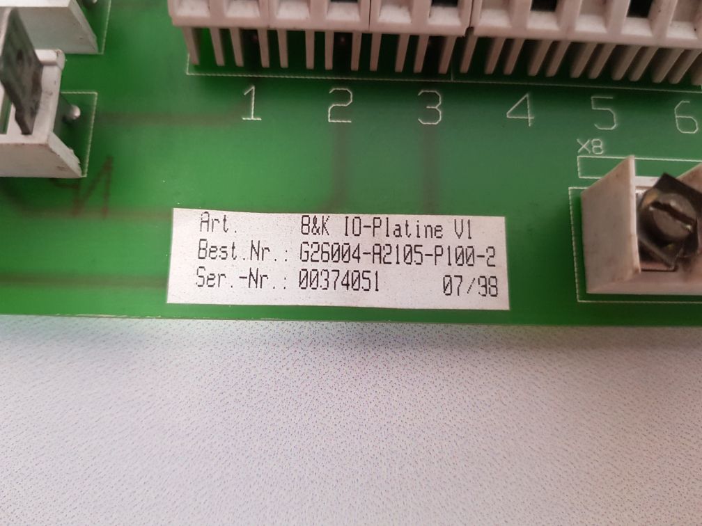 SIEMENS G26004-A2105-P100-2 PCB CARD