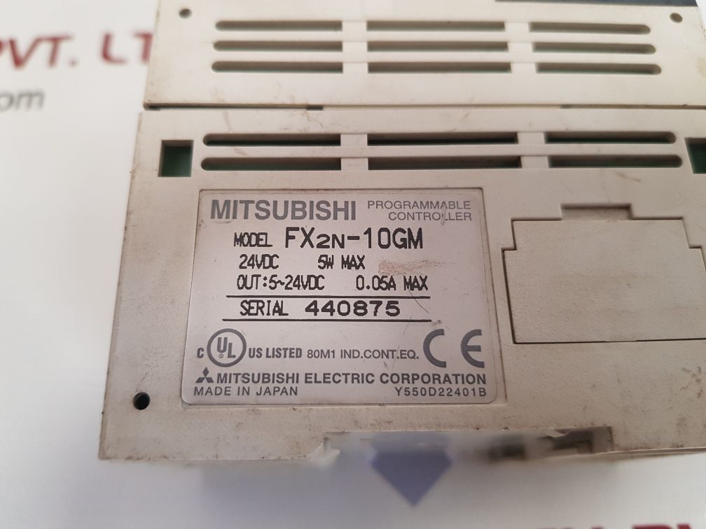 MITSUBISHI MELSEC FX2N-10GM PROGRAMMABLE CONTROLLER