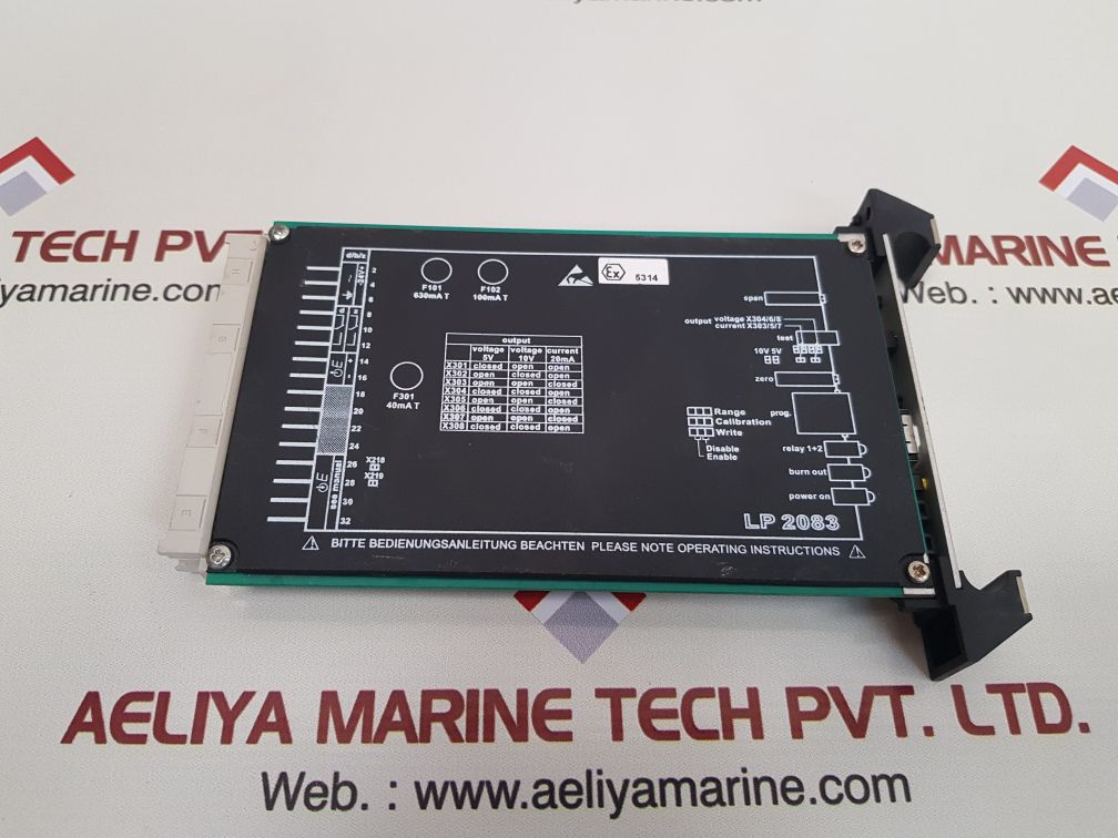 CEAG EU125A PCB CARD EU125A GHG 131 2100 N2006