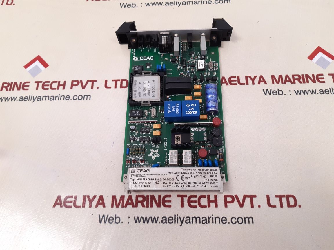 CEAG AH137A PCB CARD GHG 131 2100 R0006