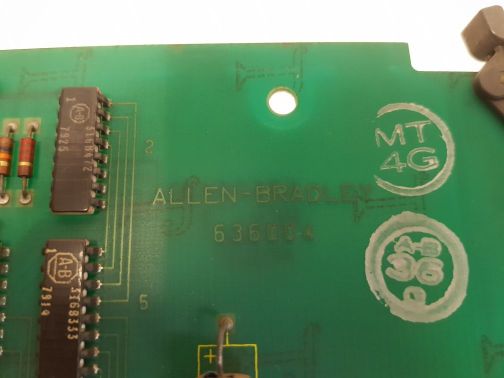 ALLEN-BRADLEY 636004 01 PCB CARD