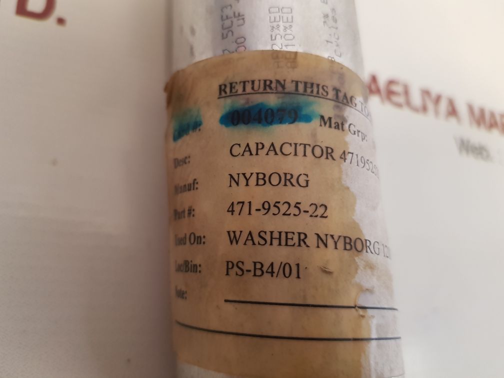 ELECTRICAL CAPACITOR 471 9525 22