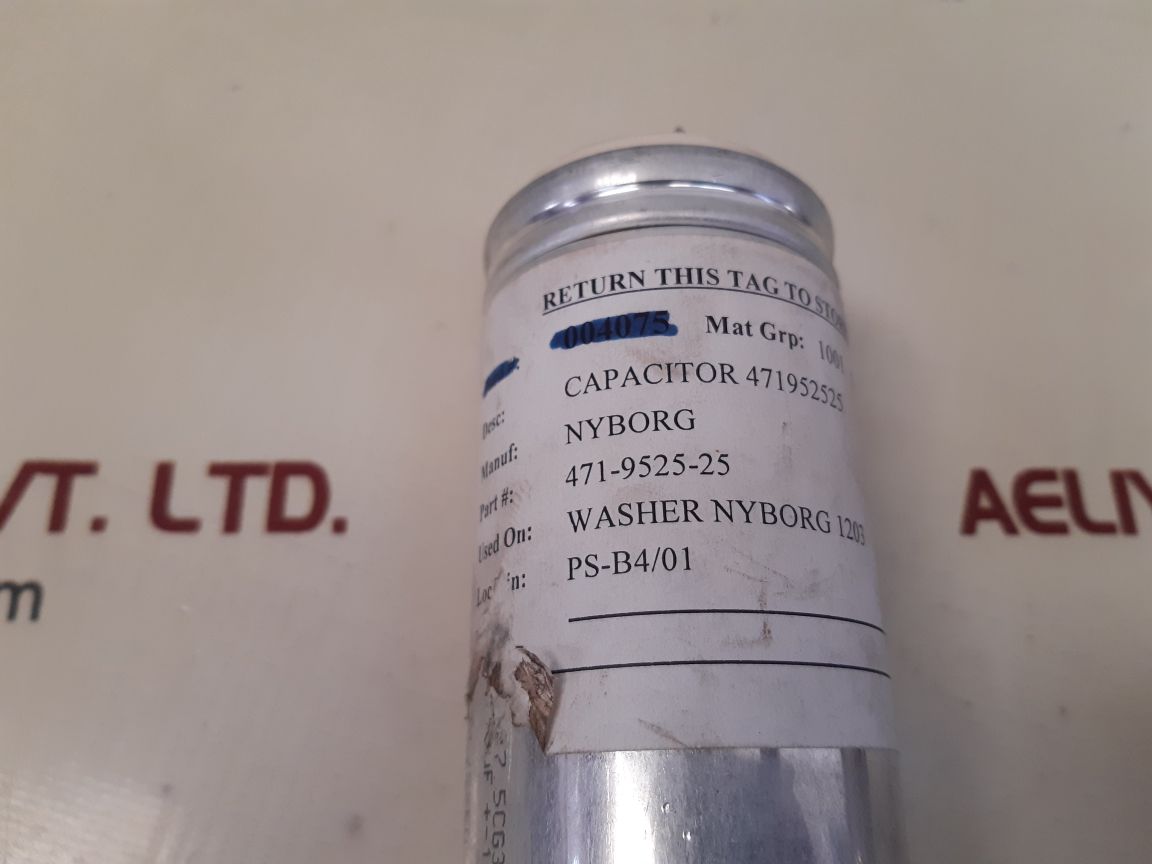 NYBORG 471-9525-25 ELECTRICAL CAPACITOR