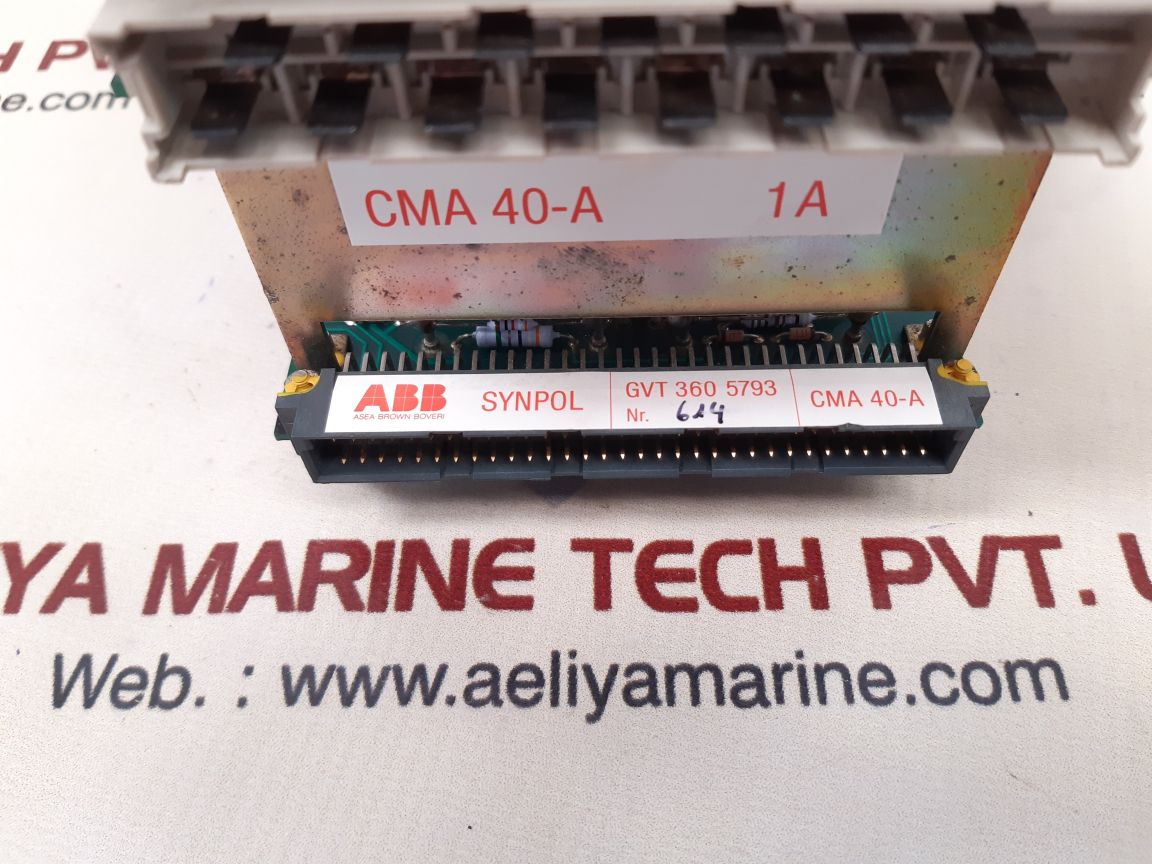 ABB MARINE SYNPOL MODULE CMA 40-A