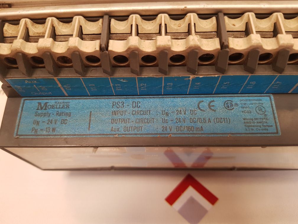 KLOCKNER MOELLER PS3-DC PROGRAMMABLE LOGIC CONTROLLER