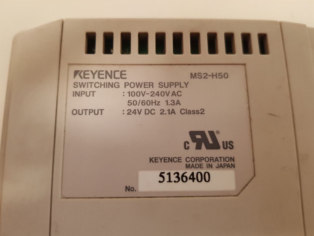 KEYENCE MS2-H50 SWITCHING POWER SUPPLY