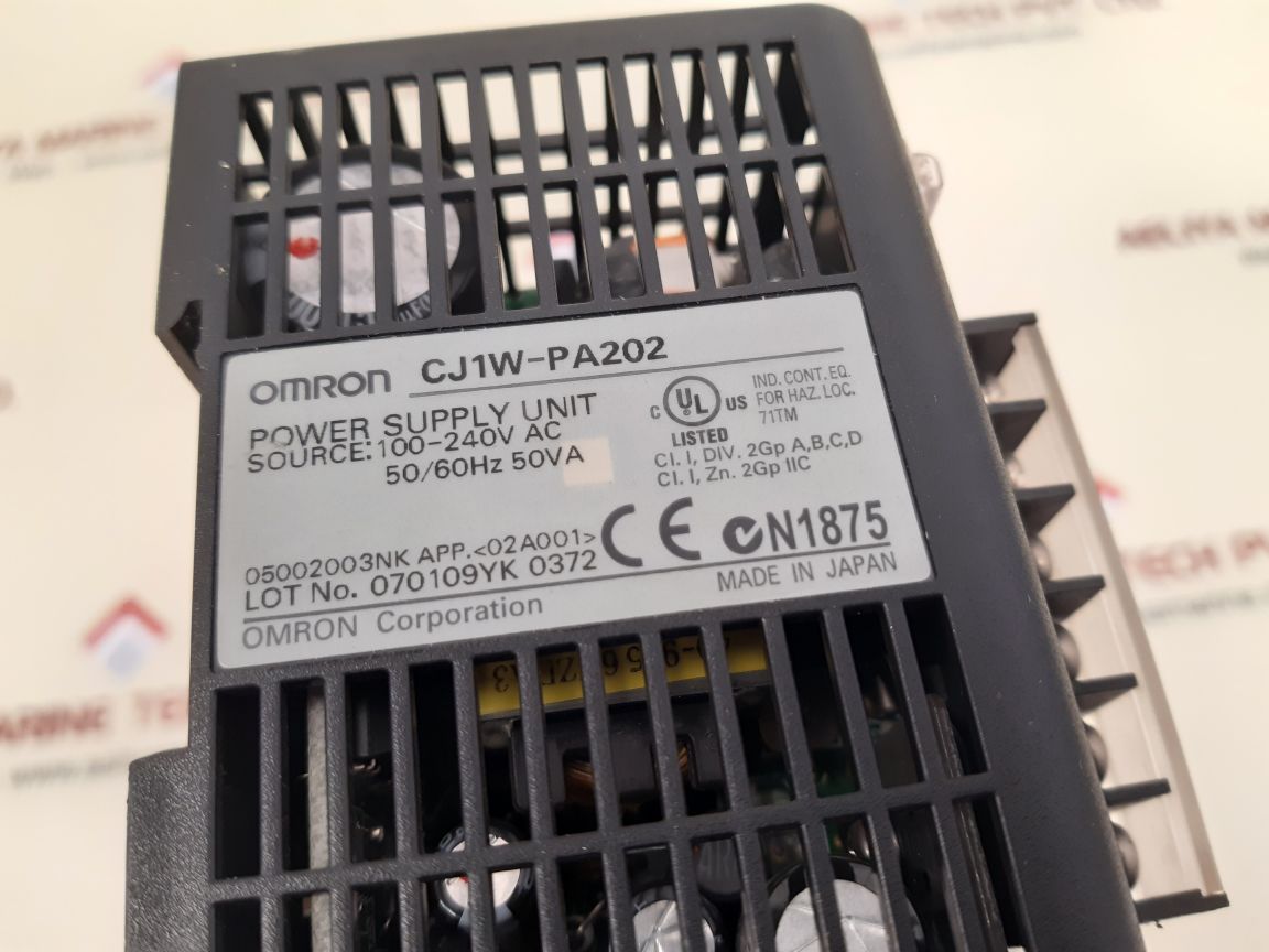 OMRON SYSMAC CJ1W-PA202 PROGRAMMABLE CONTROLLER