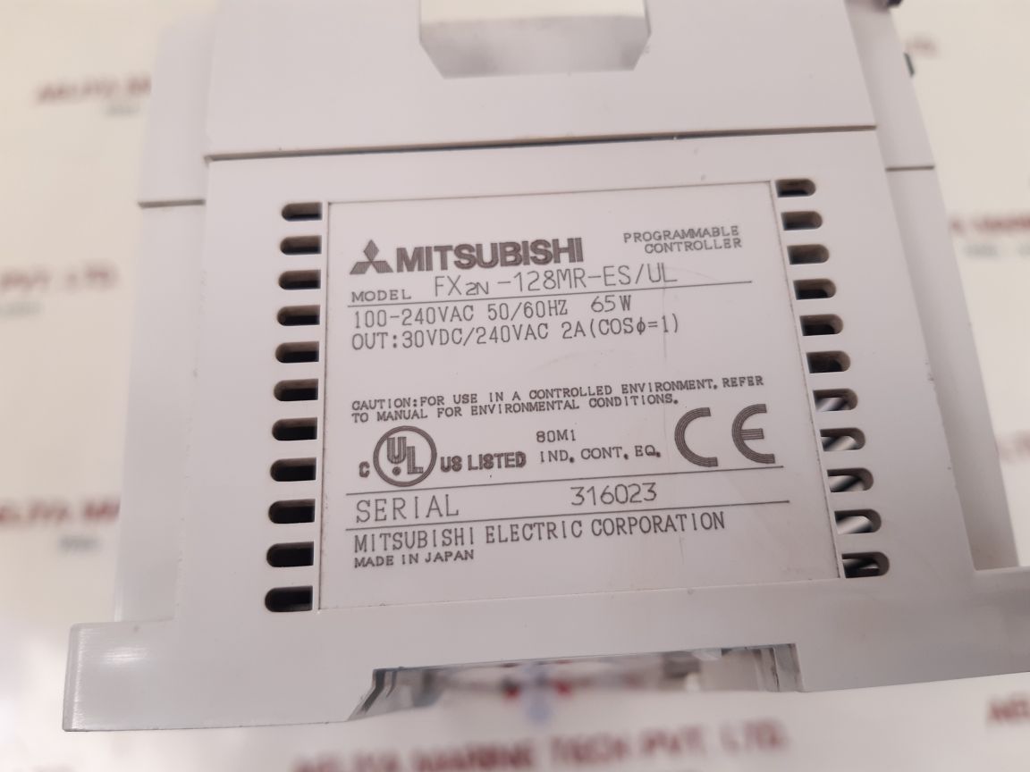 MITSUBISHI FX2N-128MR-ES/UL PROGRAMMABLE CONTROLLER