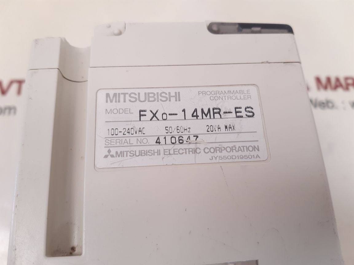 MITSUBISHI MELSEC FX0-14MR-ES PROGRAMMABLE CONTROLLER
