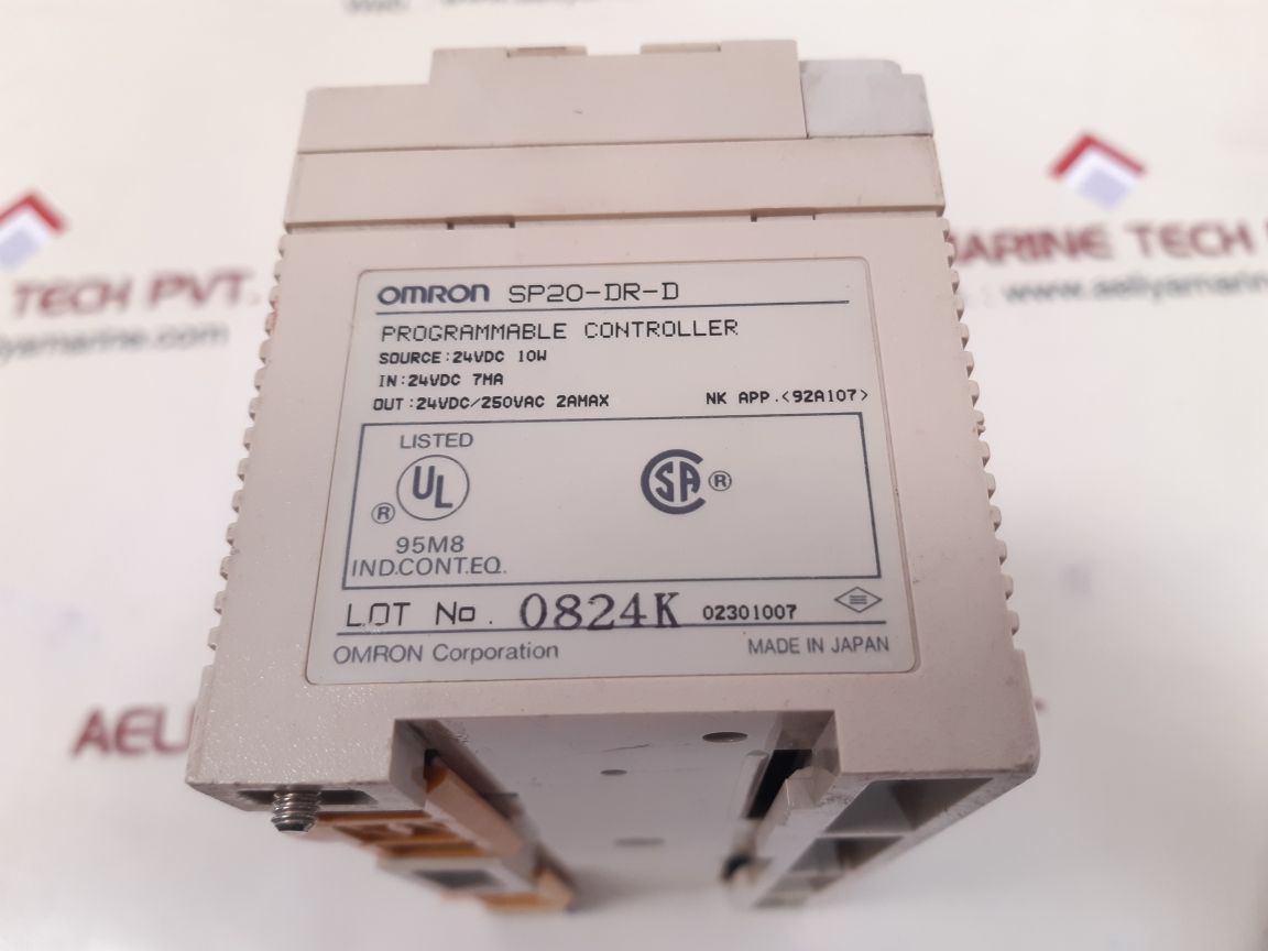 OMRON SYSMAC MINI SP20-DR-D PROGRAMMABLE CONTROLLER