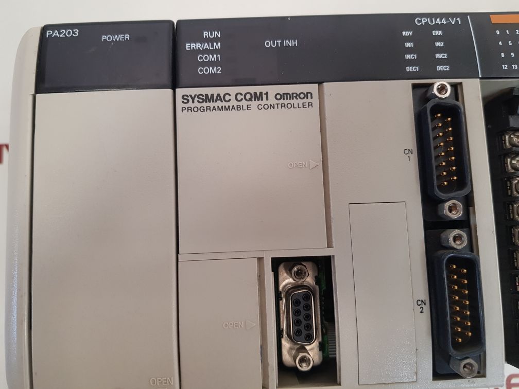 OMRON SYSMAC CQM1 PROGRAMMABLE CONTROLLER CPU44-V1