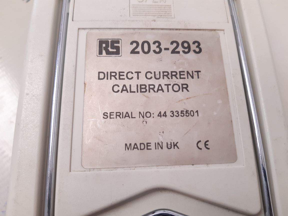 MARTINDALE TEK300 DIRECT CURRENT CALIBRATOR RS 203-293