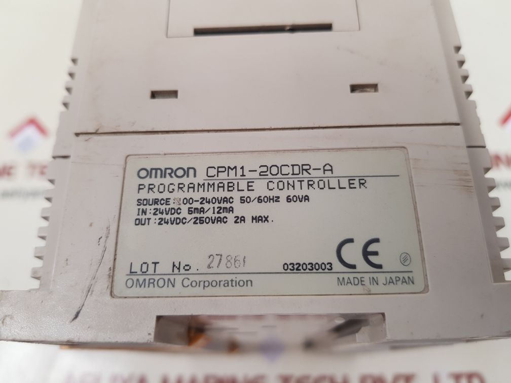 OMRON SYSMAC C PROGRAMMABLE CONTROLLER