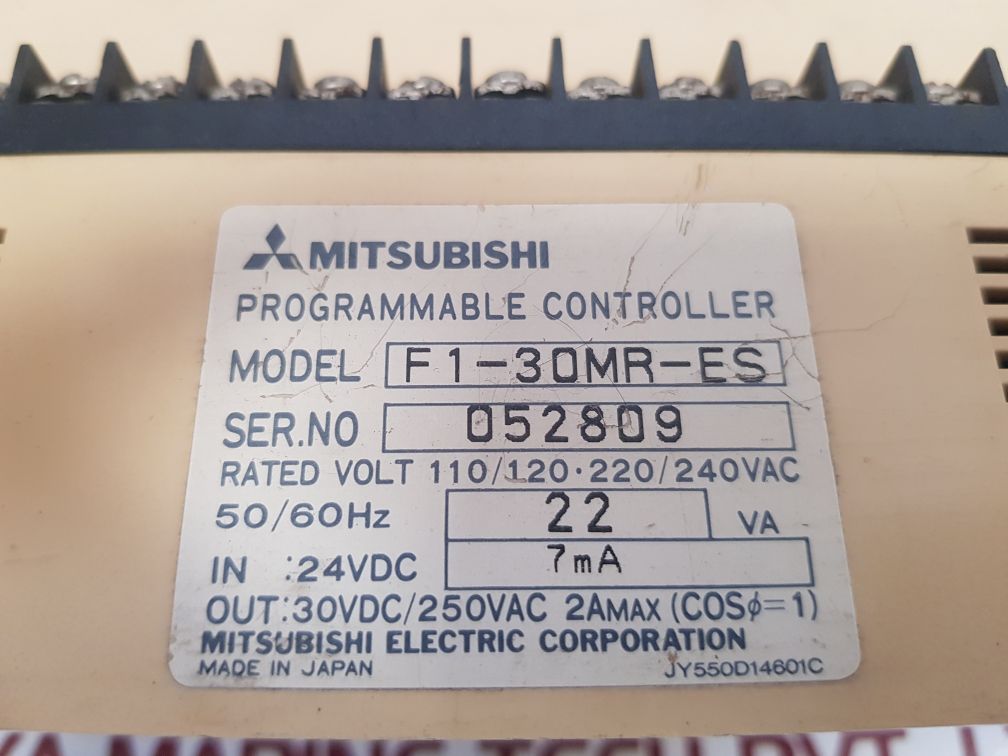 MITSUBISHI ELECTRIC F1-30MR-ES PROGRAMMABLE CONTROLLER MELSEC F1-30MR