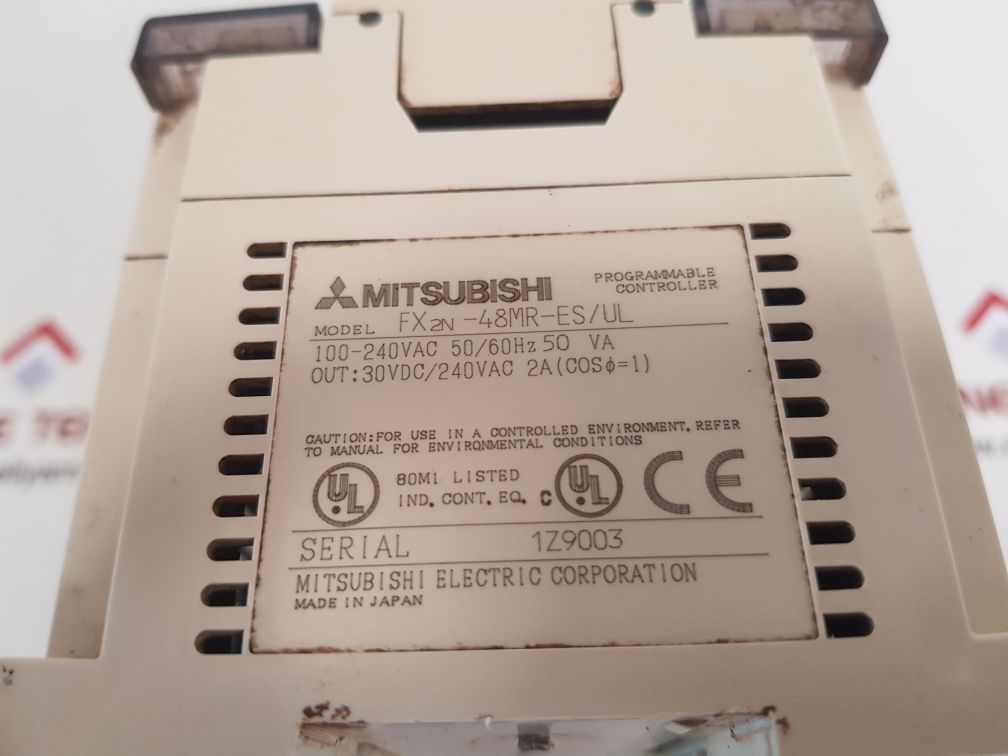 MITSUBISHI ELECTRIC FX2N-48MR-ES/UL PROGRAMMABLE CONTROLLER