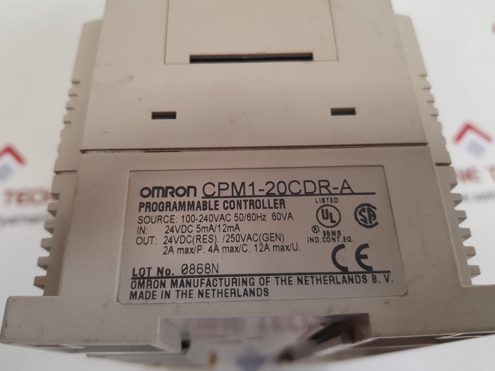 OMRON CPM1-20CDR-A PROGRAMMABLE CONTROLLER SYSMAC CPM1