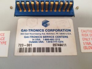 GAI-TRONICS 723-001 SYSTEM AMPLIFIER