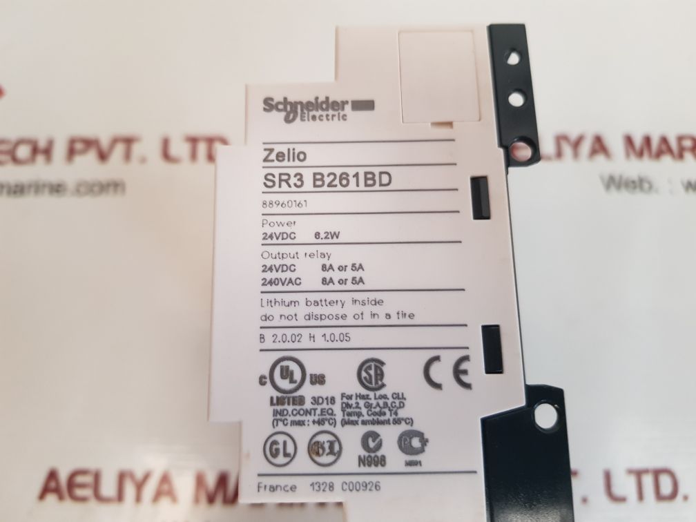 SCHNEIDER ZELIO SR3 B261BD RELAY