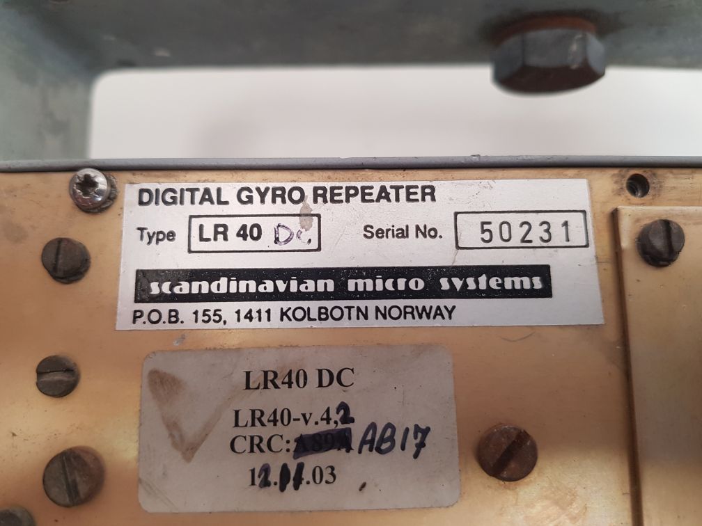 SCANDINAVIAN LR40 DC DIGITAL GYRO REPEATER