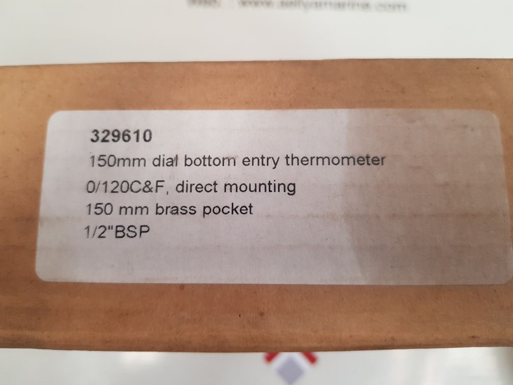 DIAL BOTTOM ENTRY THERMOMETER