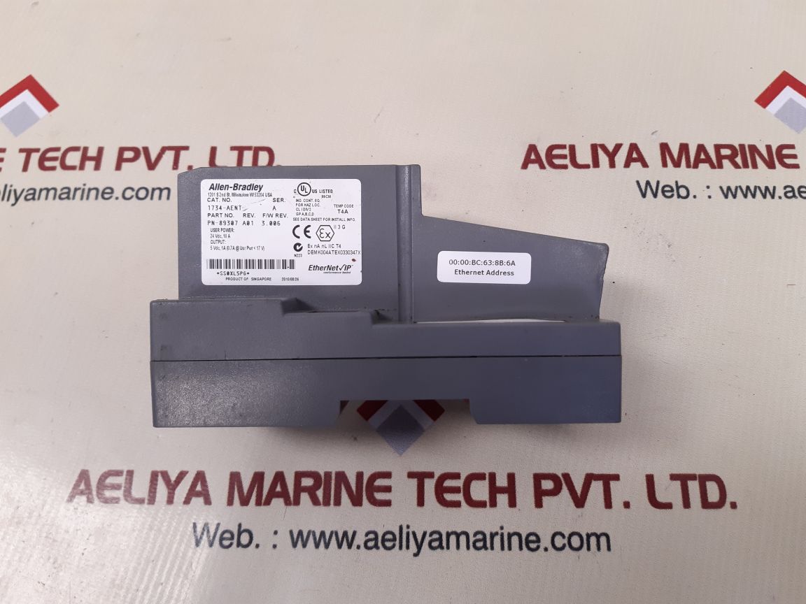 ALLEN-BRADLEY/ROCKWELL 1734-AENT POINT I/O MODULE PN-89307