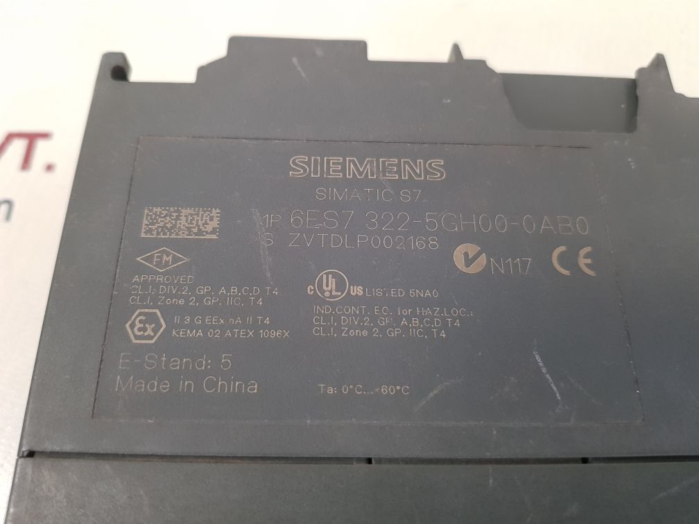 SIEMENS SIMATIC S7 DIGITAL OUTPUT MODULE 6ES7 322-5GH00-0AB0