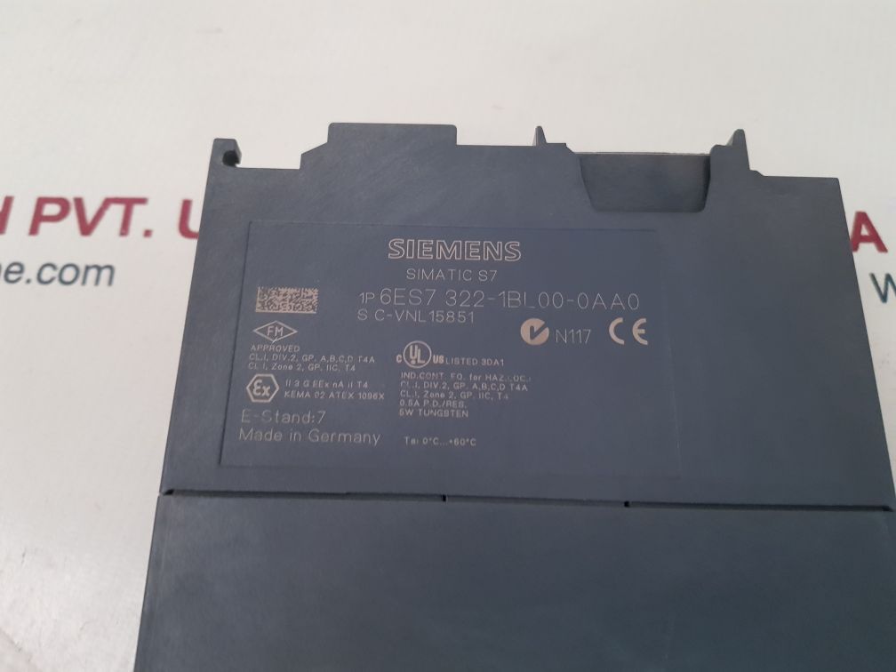 SIEMENS SIMATIC S7 DIGITAL OUTPUT MODULE 6ES7 322-1BL00-0AA0