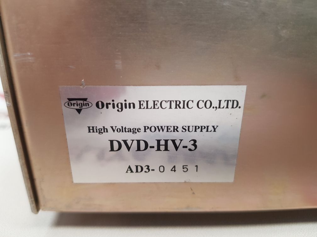 ORIGIN DVD-HV-3 HIGH VOLTAGE POWER SUPPLY AD3-0451