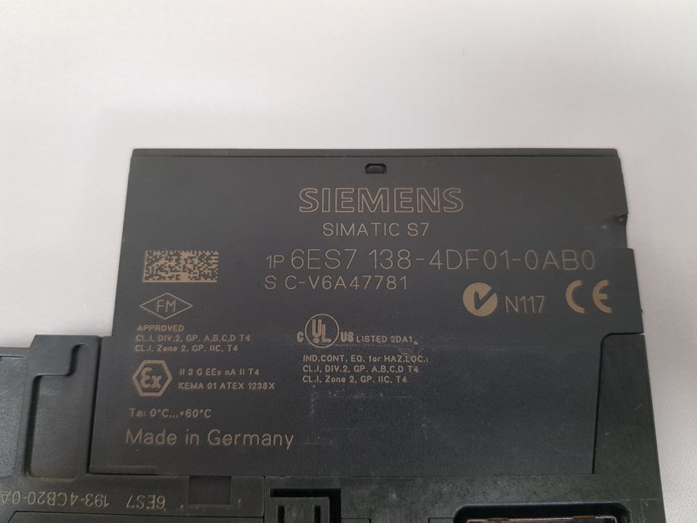 SIEMENS 6ES7 138-4DF01-0AB0 MODULE