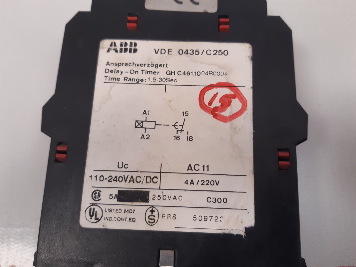 ABB C461.13 DELAY-ON TIMER