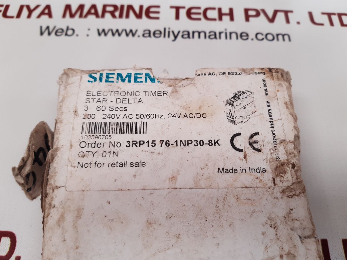 SIEMENS 3RP15761NP308K ELECTRONIC TIMER