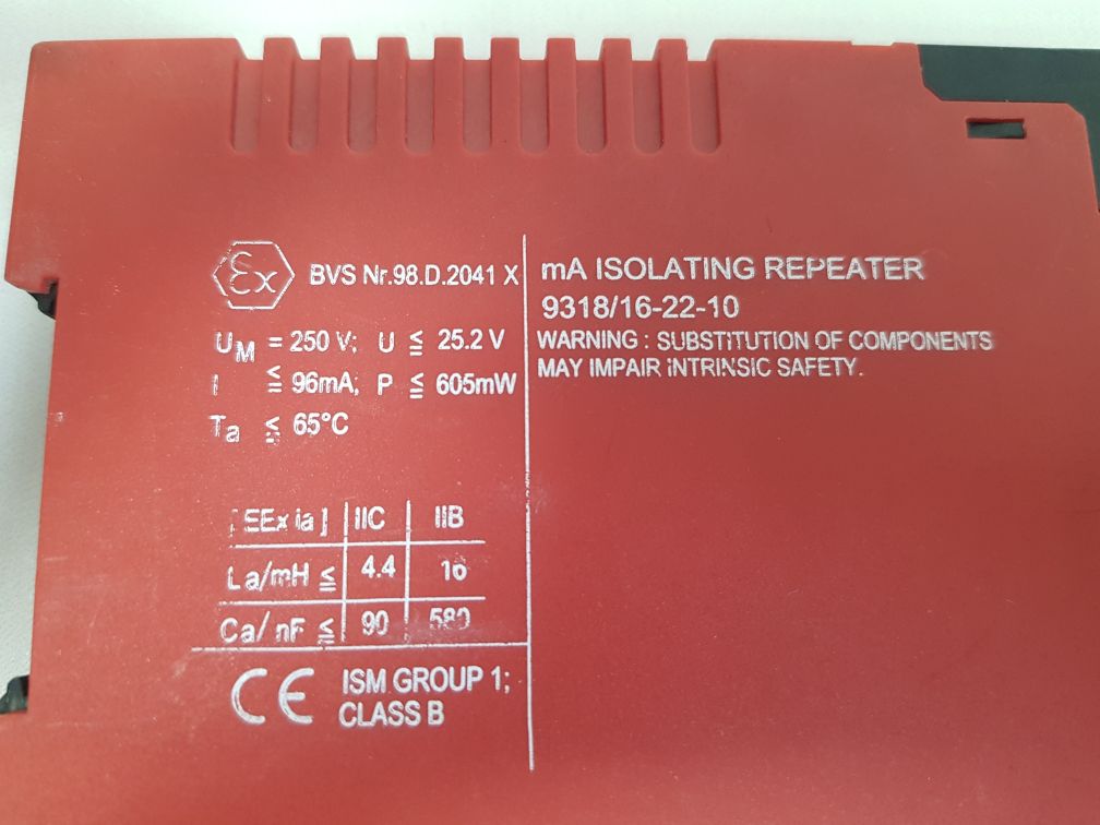 STAHL 9318/16-22-10 ISOLATING REPEATER