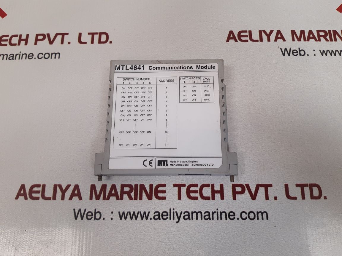 MEASUREMENT TECHNOLOGY MTL4841 COMMUNICATIONS MODULE